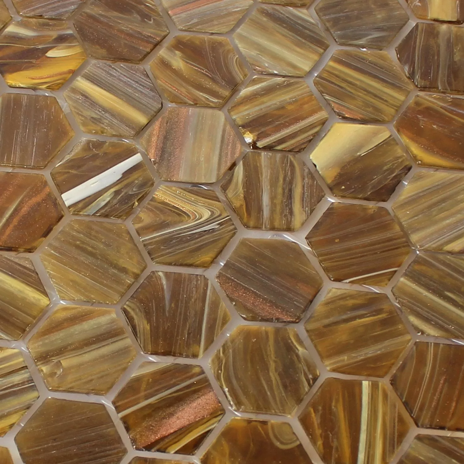 Azulejos De Mosaico Trend-Vi Cristal Hexagonales 282