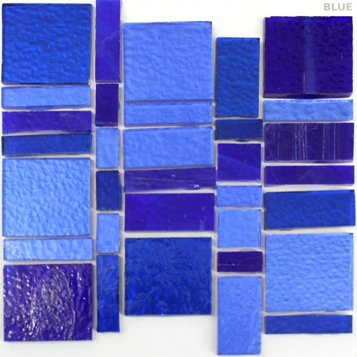 Azulejos De Cristal Trend Mosaico Liberty Blue