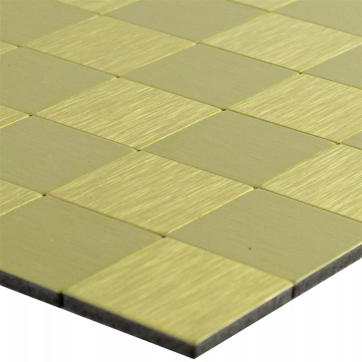 Azulejos De Mosaico Metal Autoadhesivo Vryburg Oro Cuadrado 23 Azulejos De Mosaico Metal Autoadhesivo Vryburg Oro Cuadrado 23
