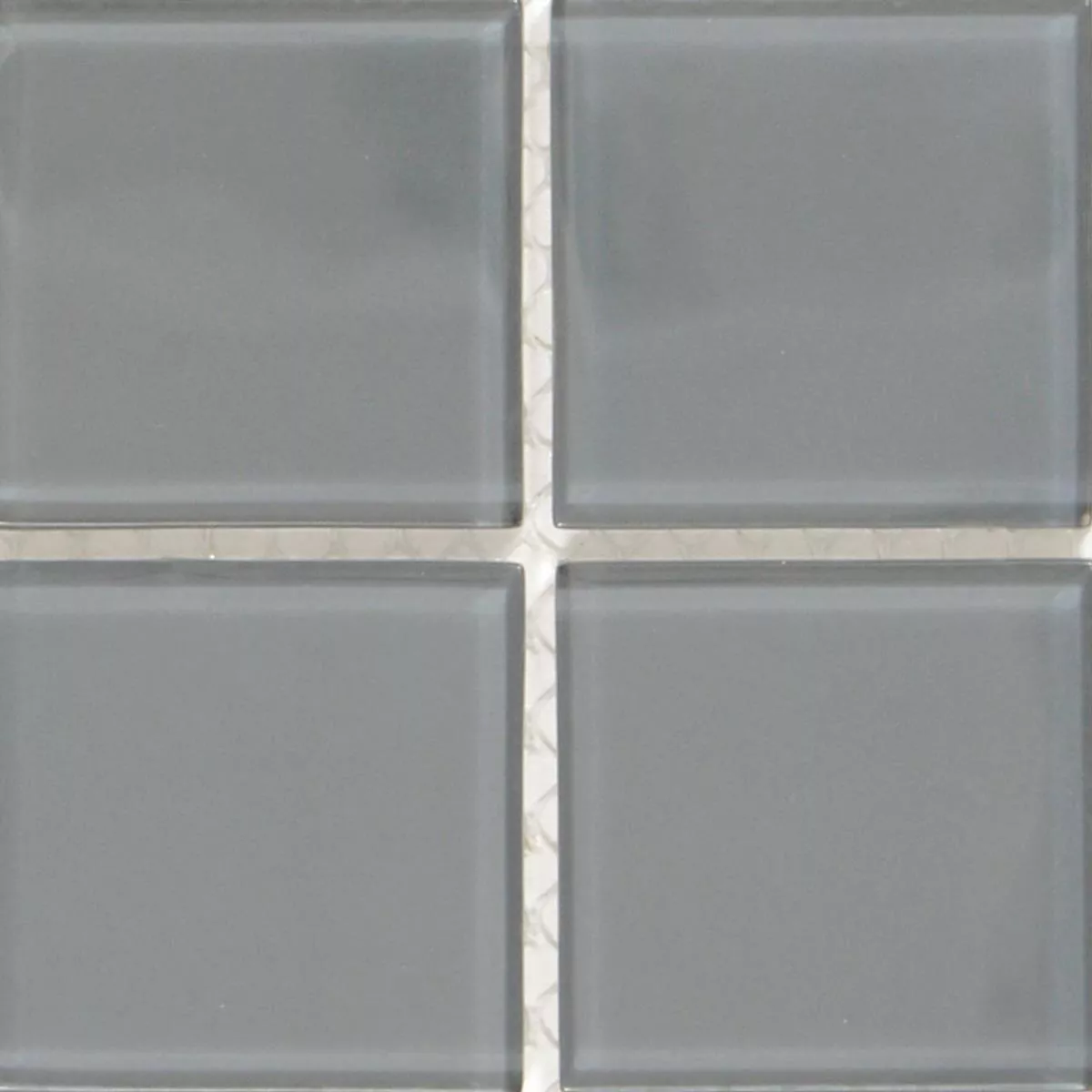 Muestra Mosaico De Cristal Azulejos Brahma Gris Uni