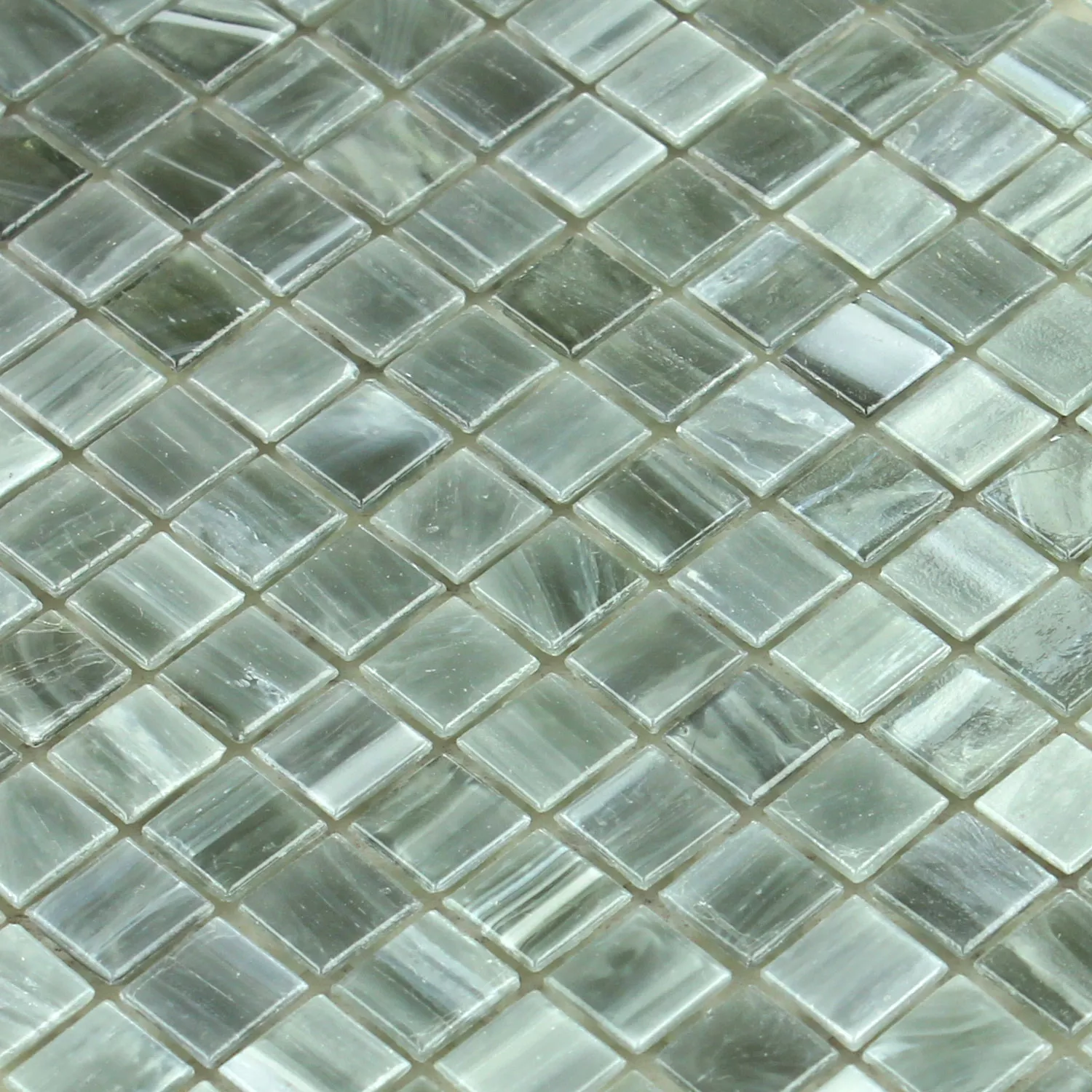 Azulejos De Mosaico Trend-Vi Cristal Brillante 216 20x20x4mm