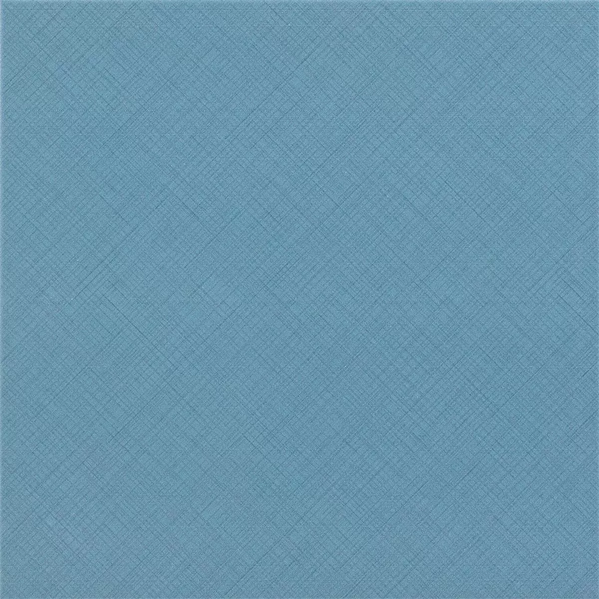 Muestra Pavimentos Aspecto De Cemento Wildflower Azul Azulejo Básico 18,5x18,5cm