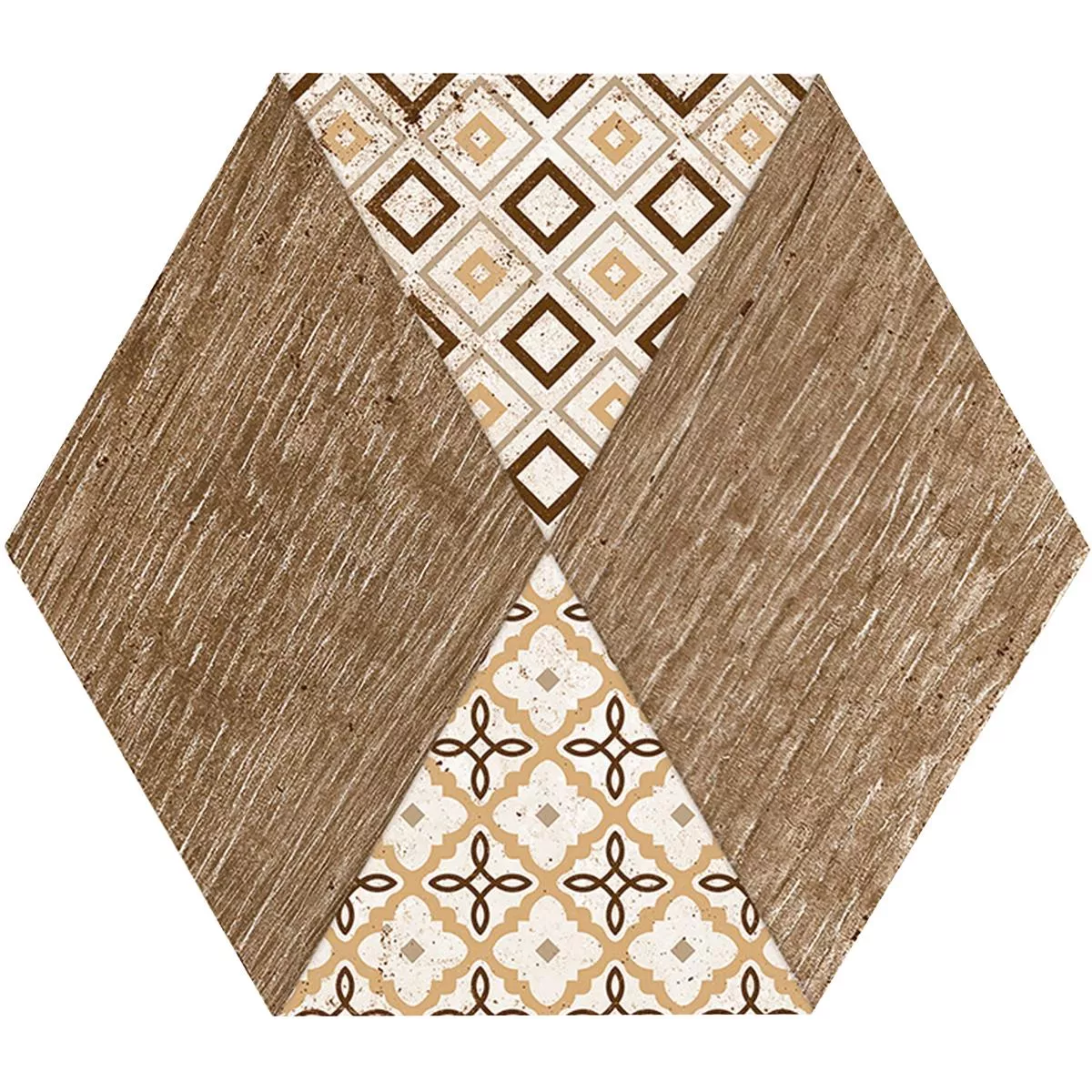 Azulejos De Gres Azulejos Isfahan Hexagonales Beige 22,5 x 25,9cm