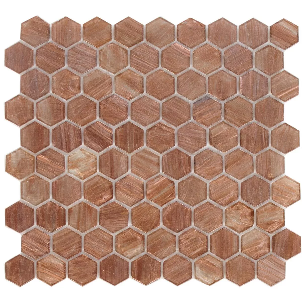 Azulejos De Mosaico Trend-Vi Cristal Hexagonales 222