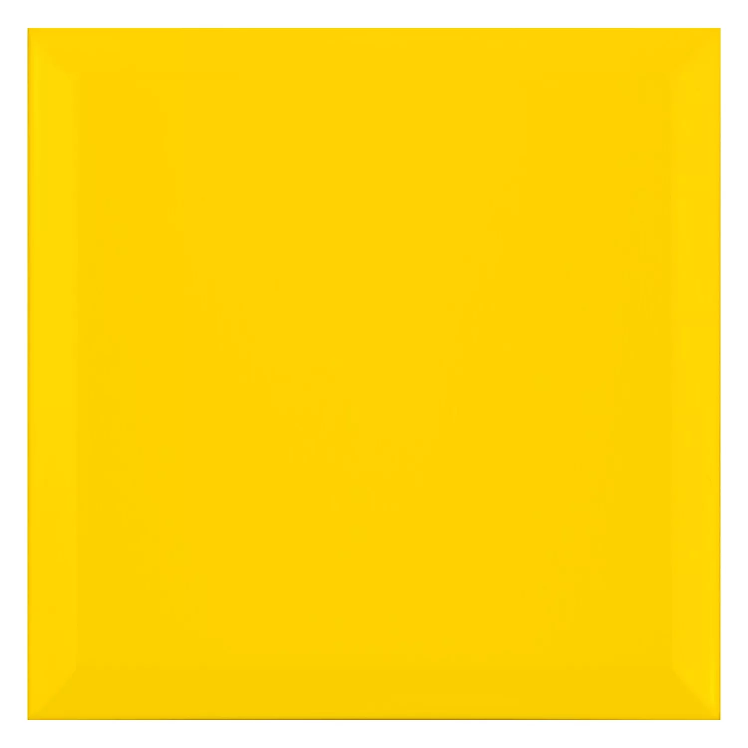 Azulejo de metro Amarillo Mate 20x20 cm Faceta Freetown Sol