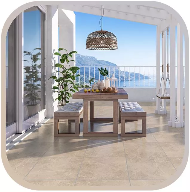 Losas para terraza Beige Losas para terraza Beige