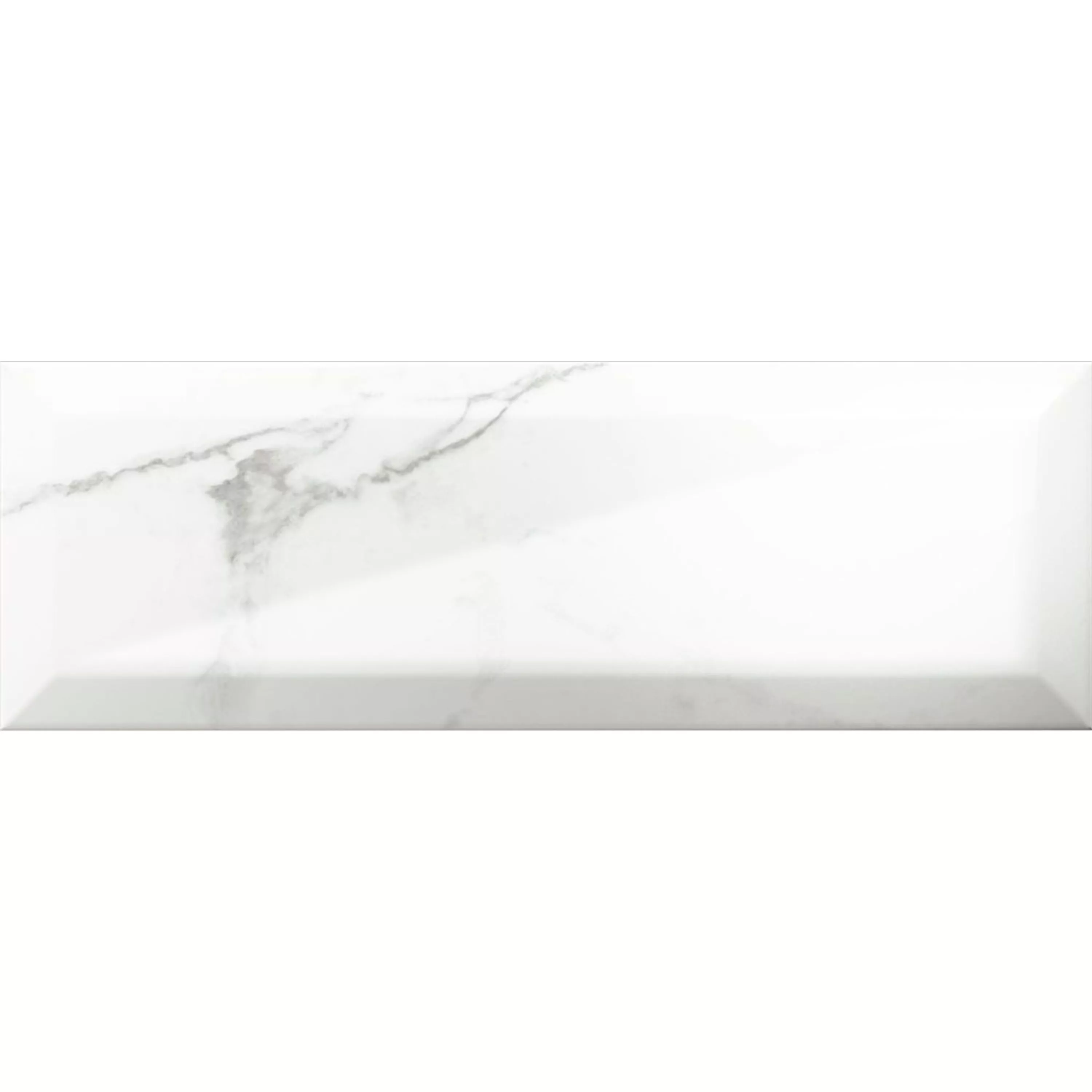Metro Revestimientos Girona Aspecto De Mármol Faceta Blanco Brillante 10x30cm Metro Revestimientos Girona Aspecto De Mármol Faceta Blanco Brillante 10x30cm