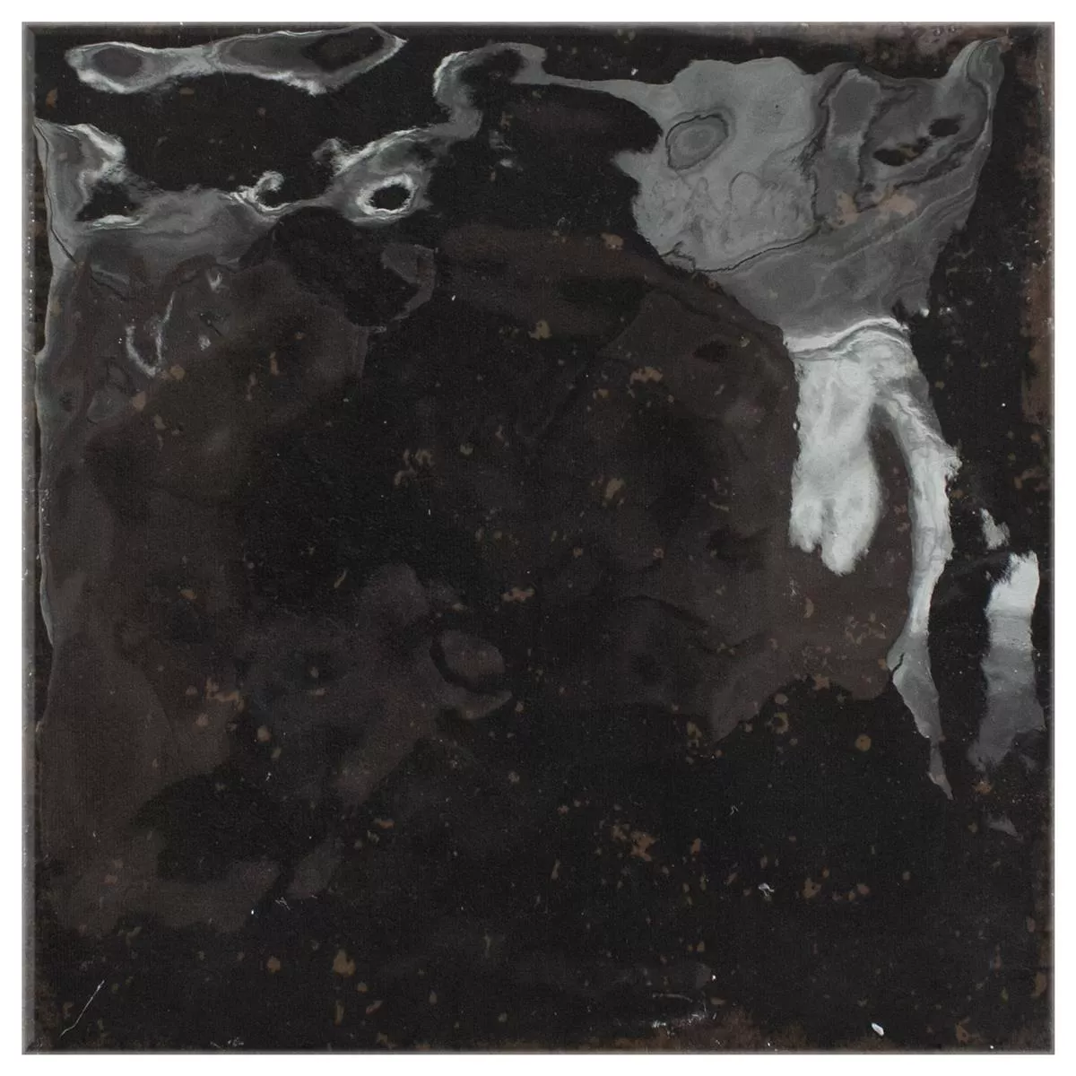 Revestimientos Kiowa Brillante Corrugado 15x15cm Antracita Revestimientos Kiowa Brillante Corrugado 15x15cm Antracita
