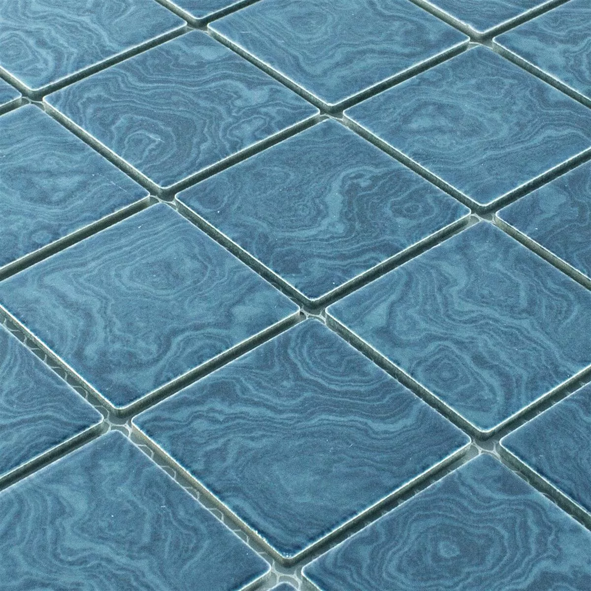 Cerámica Azulejos De Mosaico David Verde