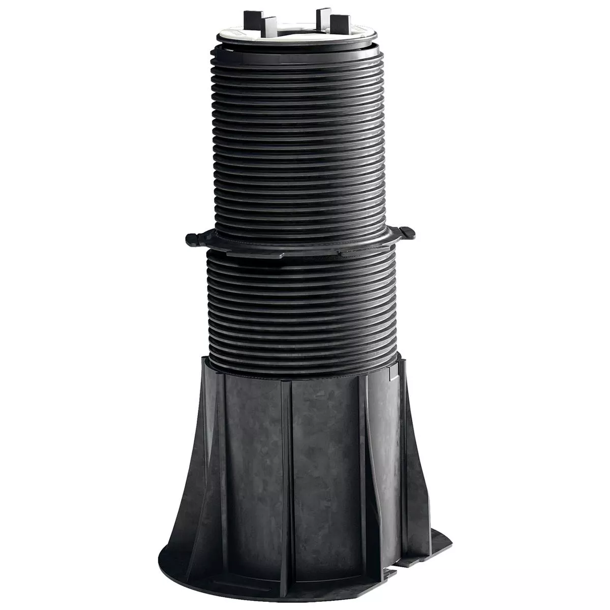 Pedestal regulable negro 15,5 - 42 cm