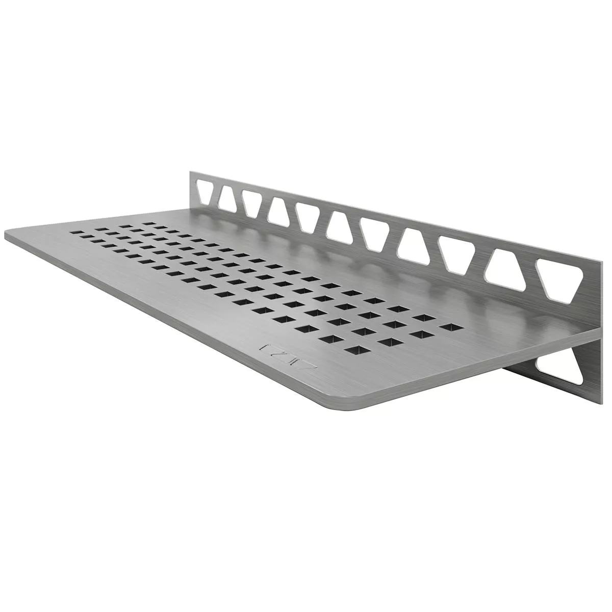 Estante de ducha estante de pared Schlüter rectángulo 30x11,5cm cuadrado plateado Estante de ducha estante de pared Schlüter rectángulo 30x11,5cm cuadrado plateado