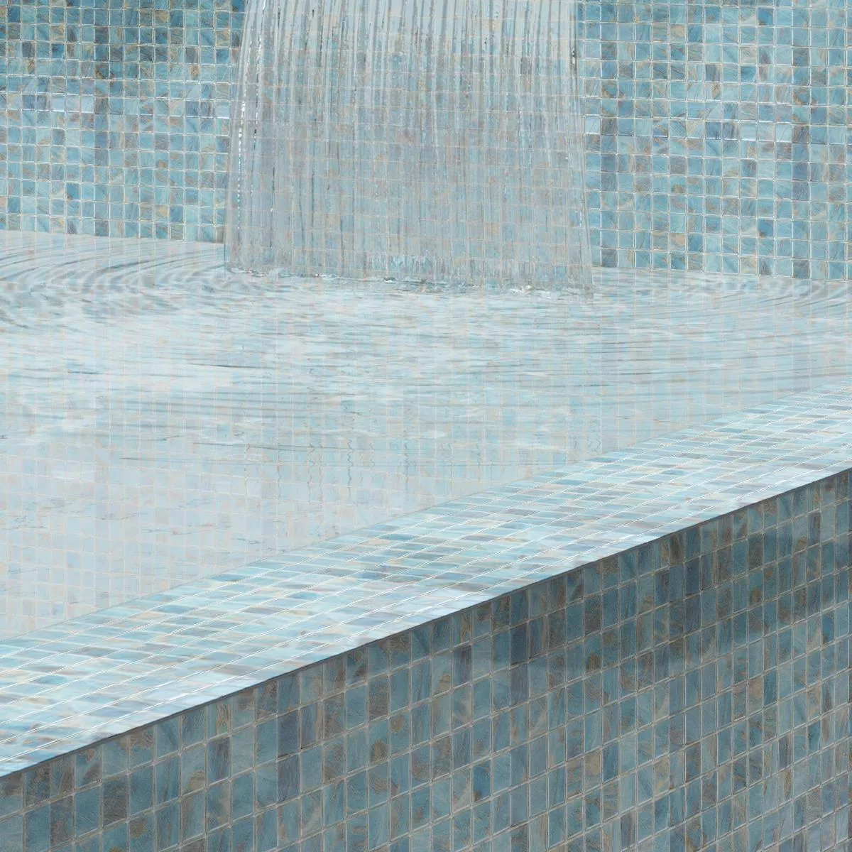 Cristal Piscina Mosaico Alassio Azul 38