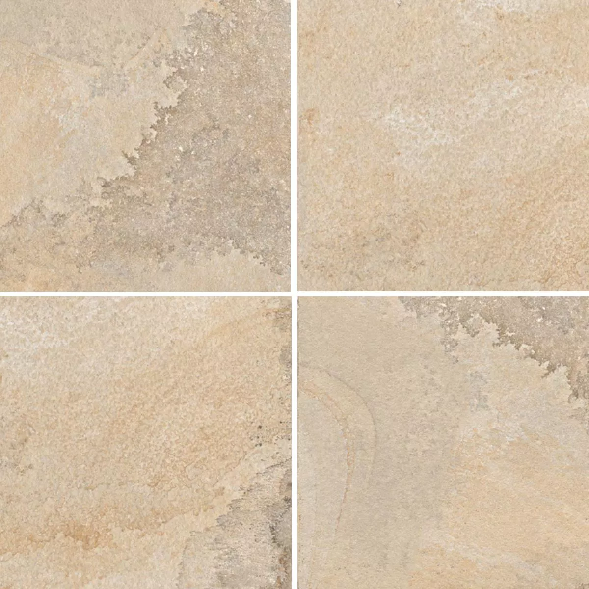 Losas Para Terrazas Azulejos De Gres McClave Beige 60x60x2 cm