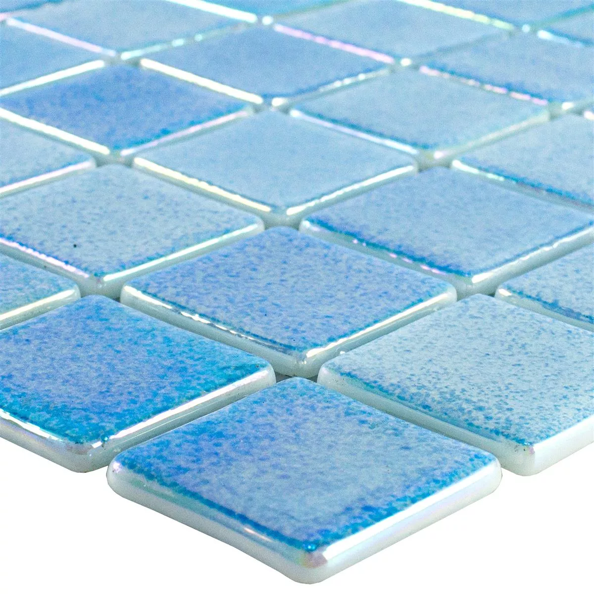 Muestra Cristal Piscina Mosaico McNeal Azul Claro 38