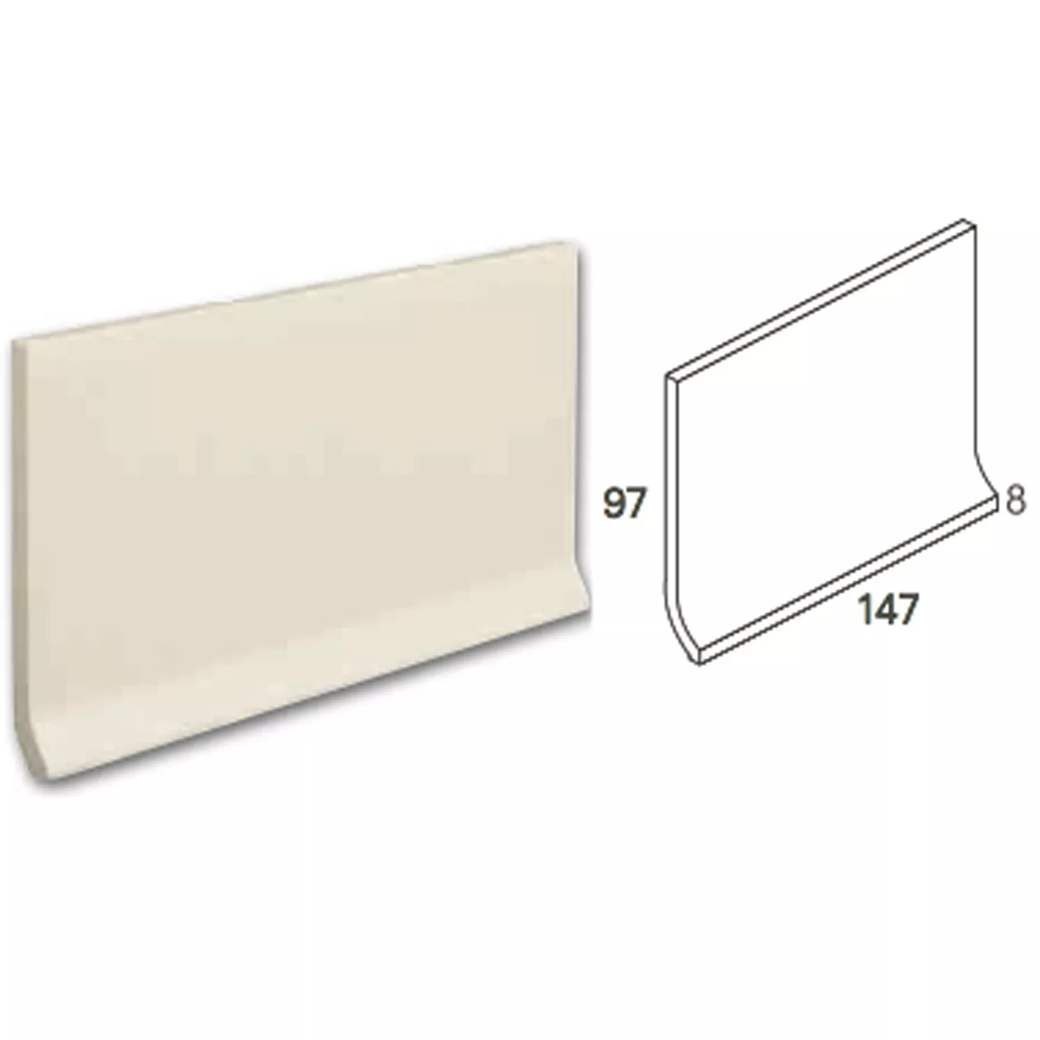 Zócalo Cóncavo Grano Fino Azulejos Antracita 15x10cm Zócalo Cóncavo Grano Fino Azulejos Antracita 15x10cm