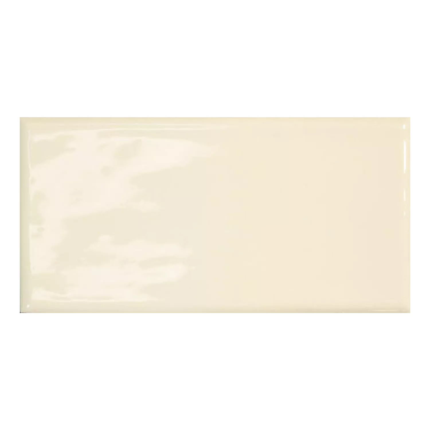 Calissi Beige Brillante Rústico 7,5x15 cm Hueso