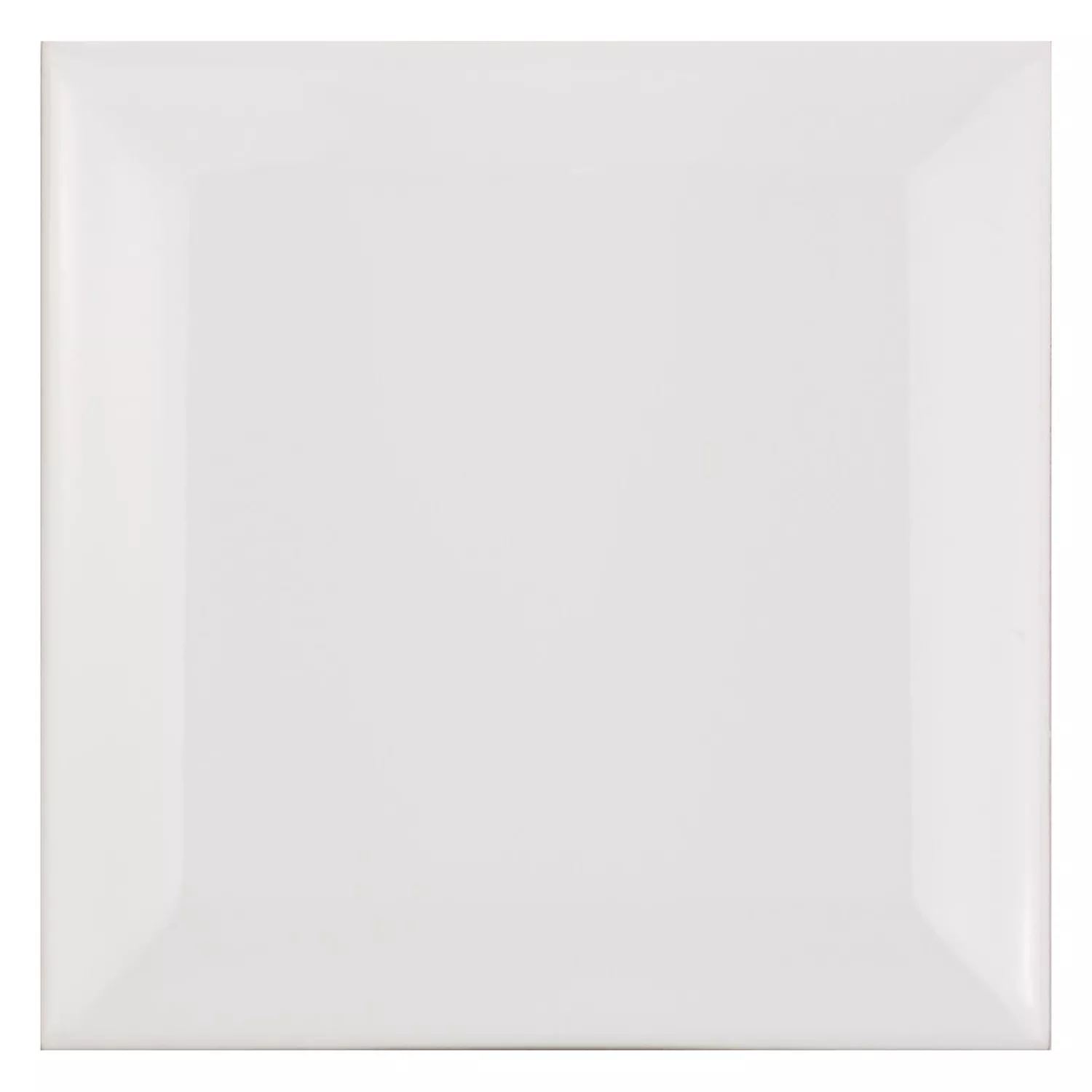 Azulejo de metro Blanco Mate 10x10 cm Faceta Catarina Blanco