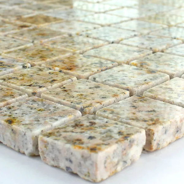 Azulejos De Mosaico Granito 23x23x8mm Marrón Azulejos De Mosaico Granito 23x23x8mm Marrón