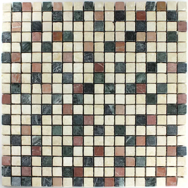 Azulejos De Mosaico Mármol Colorido Mezcla 15x15x7mm Azulejos De Mosaico Mármol Colorido Mezcla 15x15x7mm