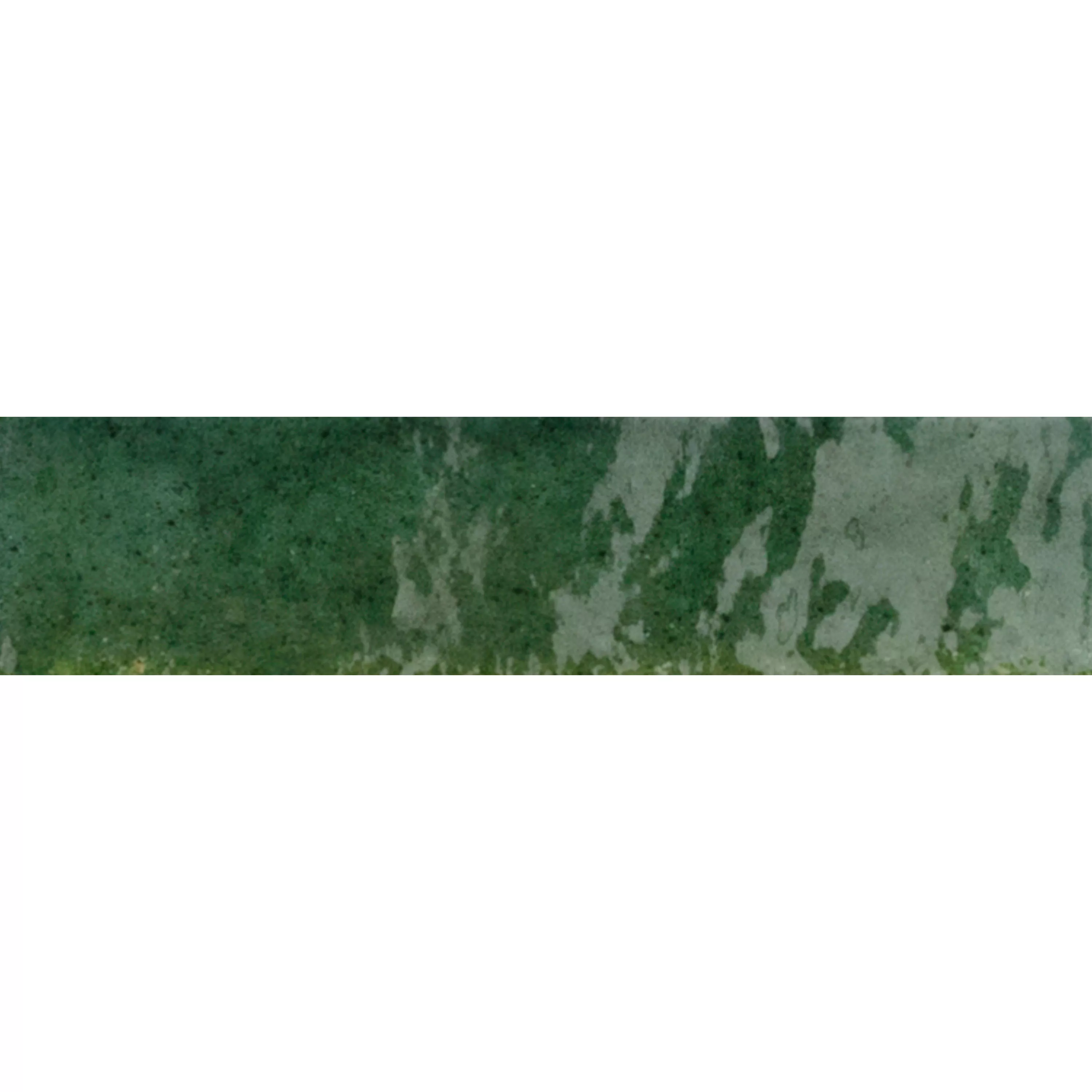 Muestra Revestimientos Laguna Brillante Corrugado Verde 6x24cm