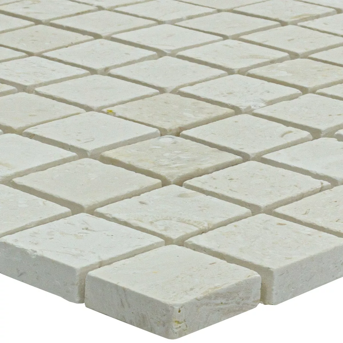 Muestra Mosaico De Piedra Natural Caliza Luminares 23