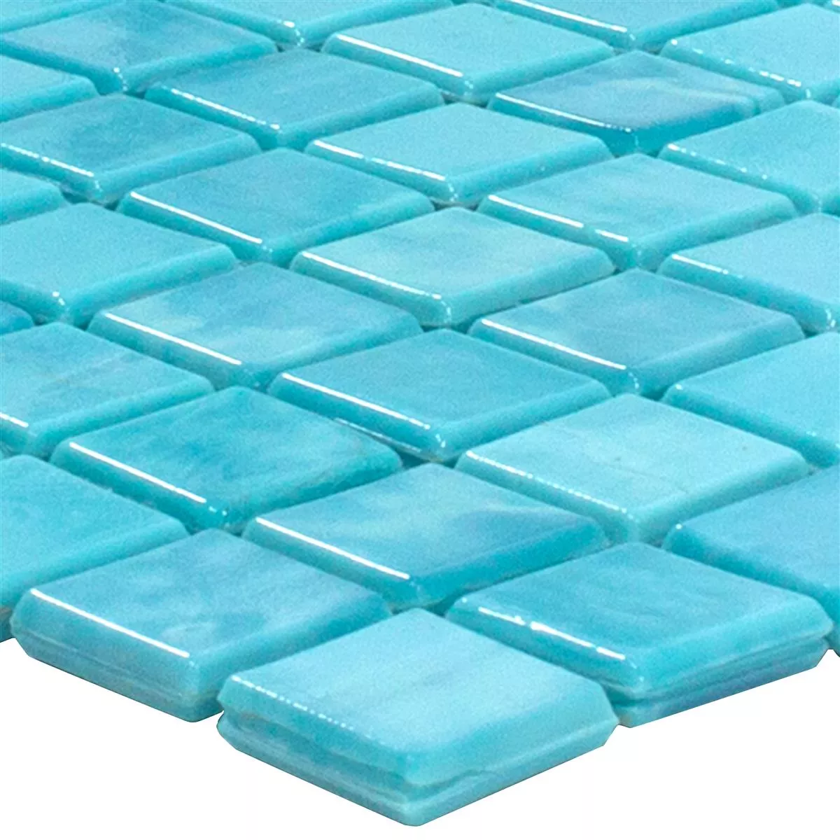 Mosaico de Cristal Azulejos Seaside Turquesa