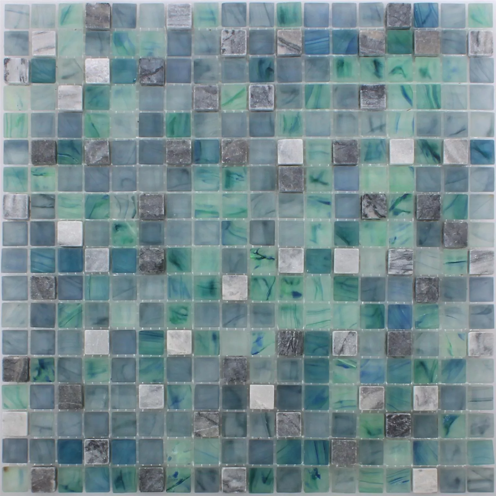 Azulejos De Mosaico Mayon Cristal Mármol Mezcla See Verde