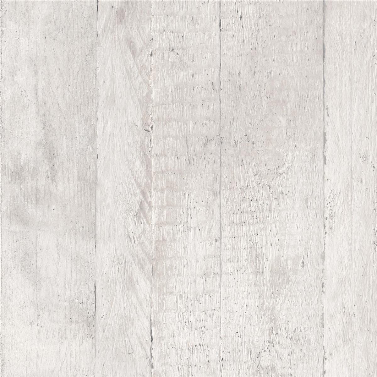 Pavimentos Gorki Aspecto de Madera 60x60cm Esmaltado Blanco