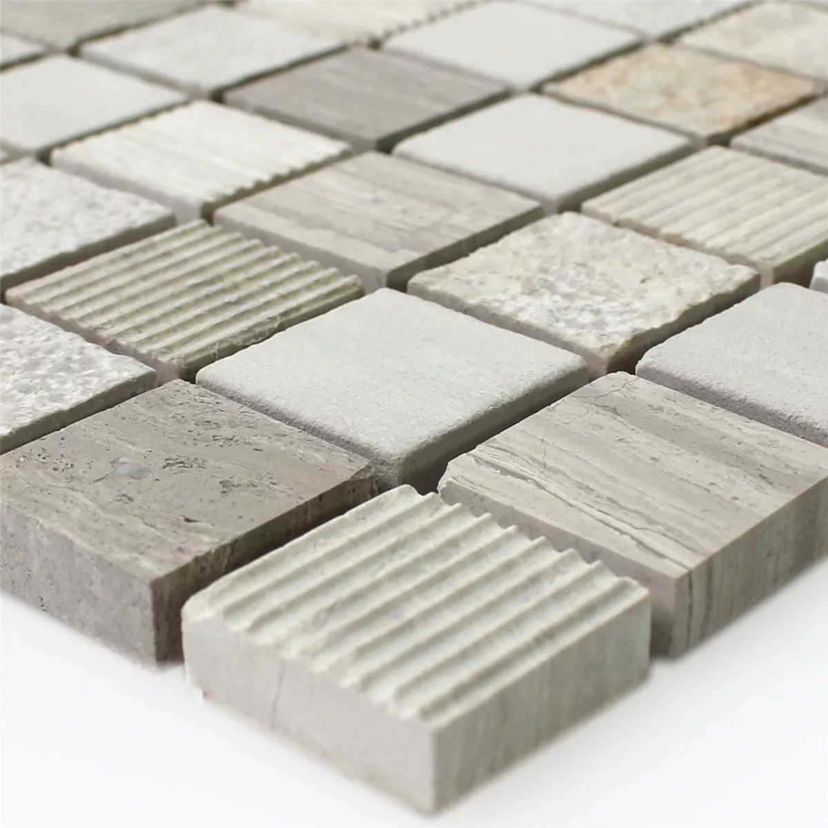 Azulejos De Mosaico Piedra Natural Macciato Beige Marrón