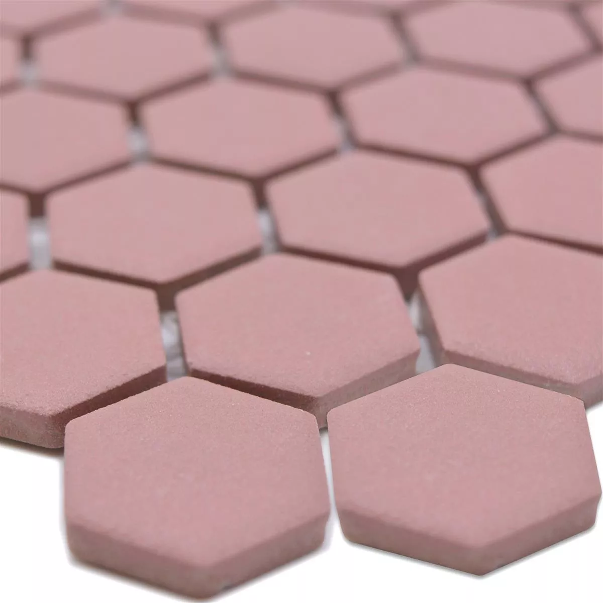 Mosaico Cerámico Bismarck R10B Hexagonales Terracota H23 Mosaico Cerámico Bismarck R10B Hexagonales Terracota H23