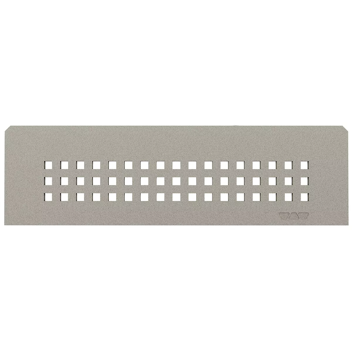 Estantería de pared rectangular Schlüter de 30x8,7 cm, cuadrada, gris.