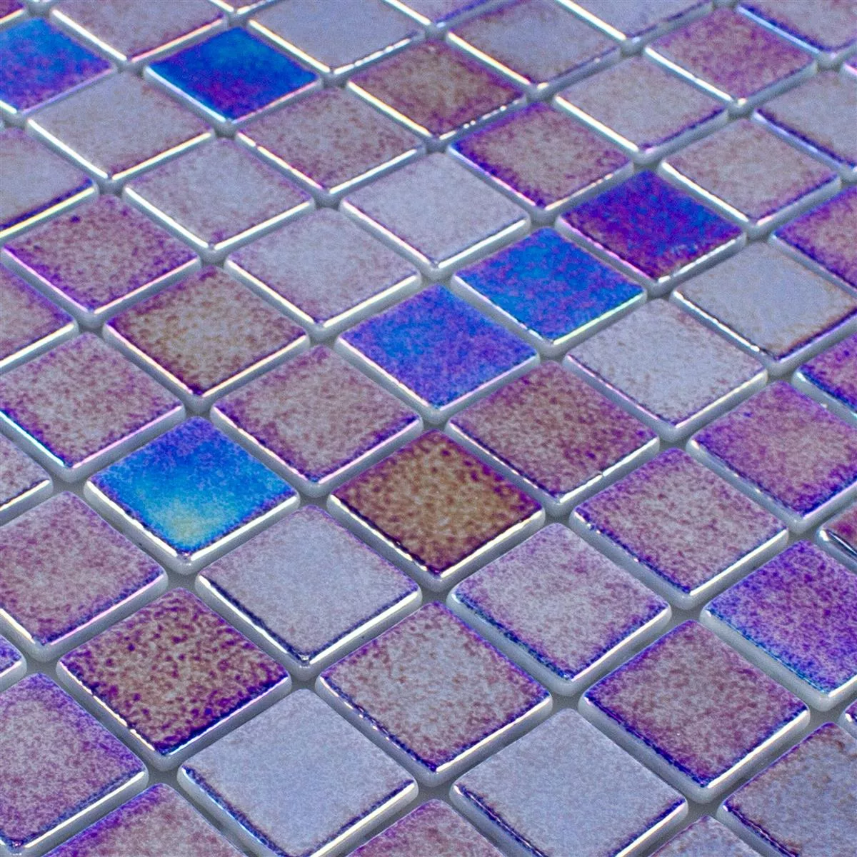 Cristal Piscina Mosaico McNeal Azul Oscuro 25