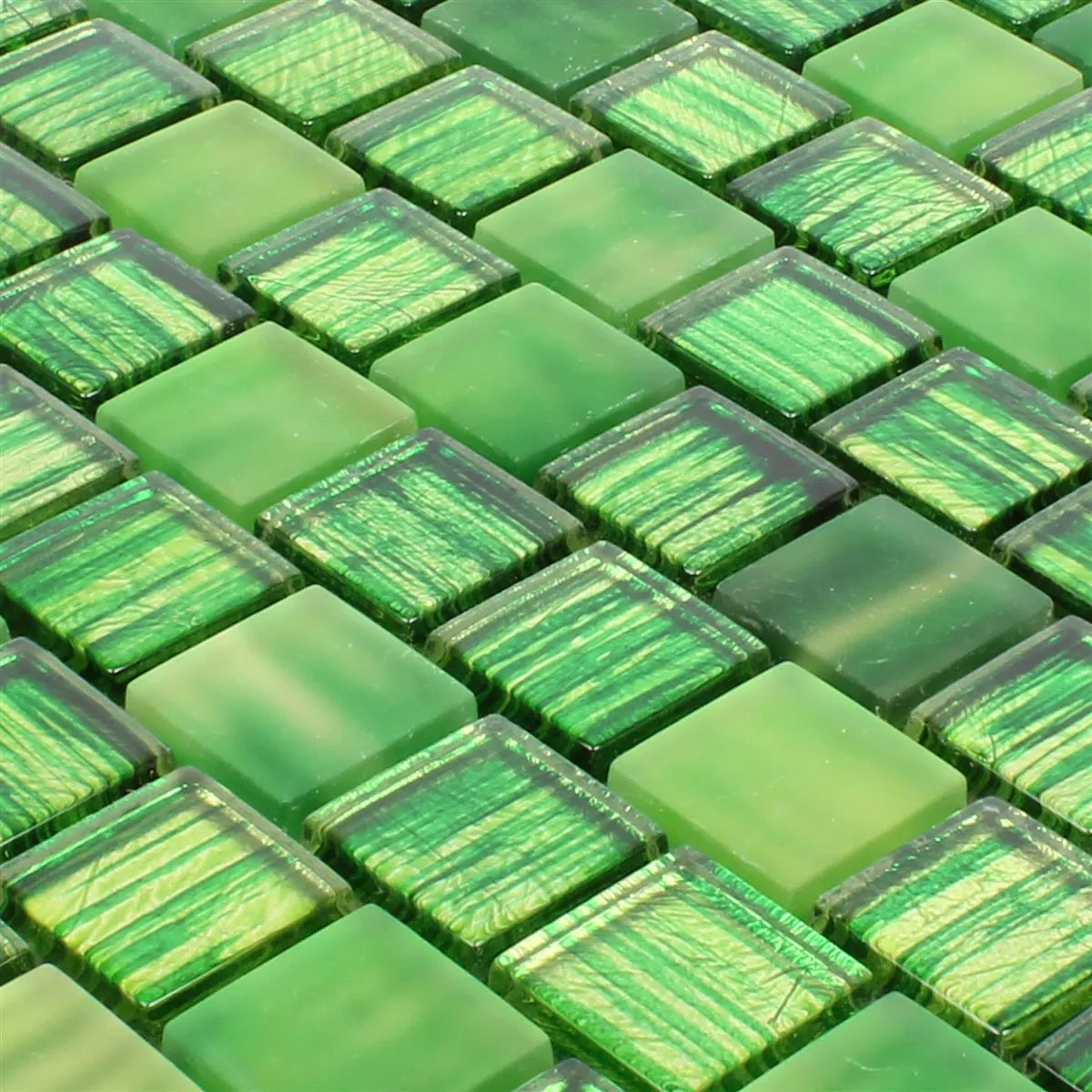 Mosaico De Cristal Azulejos Lanzarote Verde