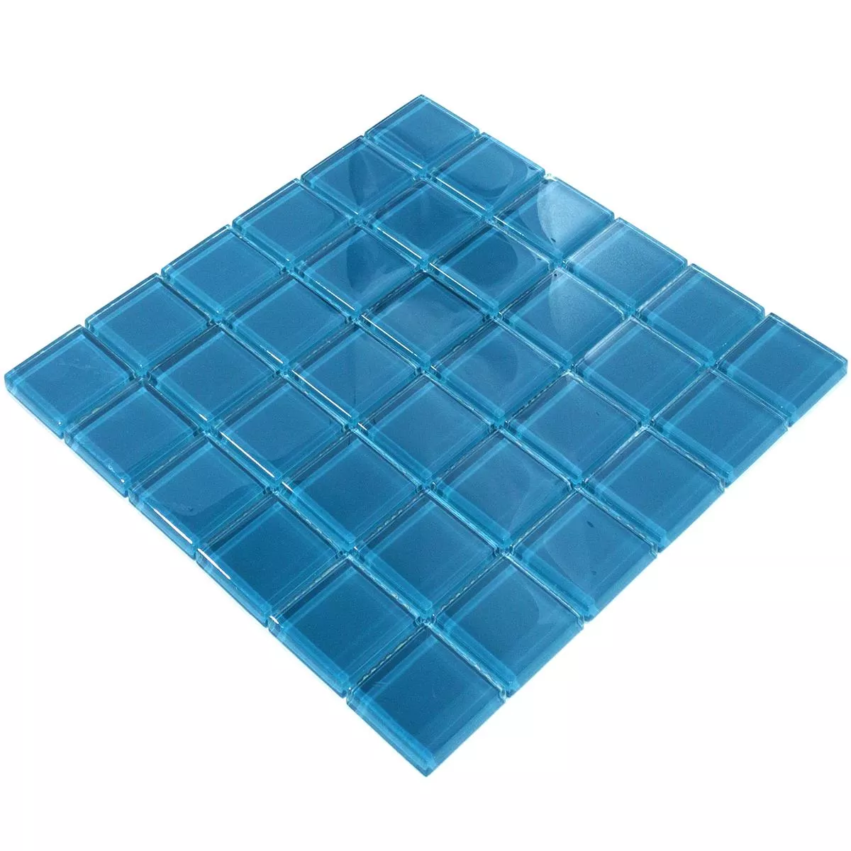 Mosaico de Cristal Azulejos Melmore Azul