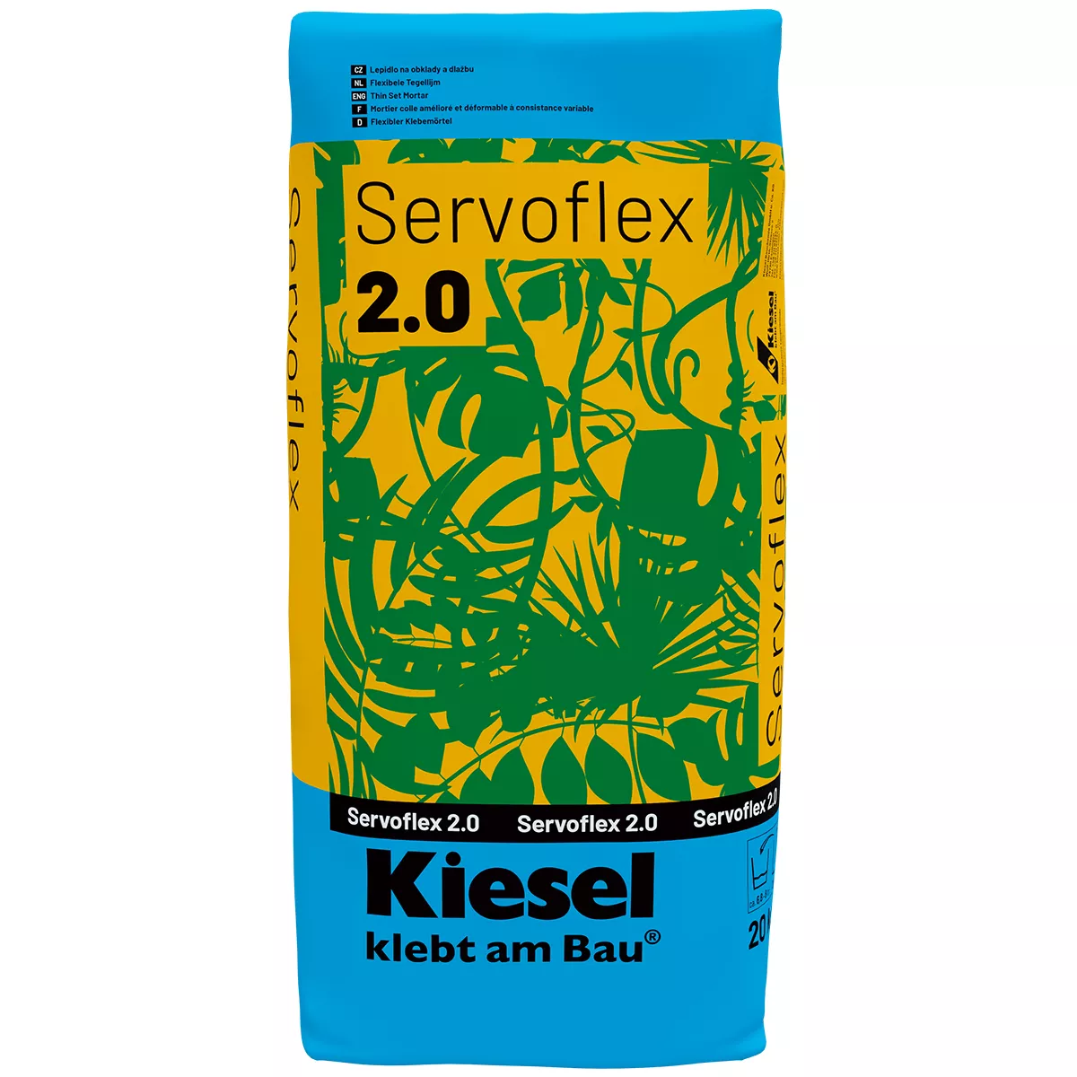 Adhesivo flexible para baldosas Kiesel Servoflex 2.0 20 kg