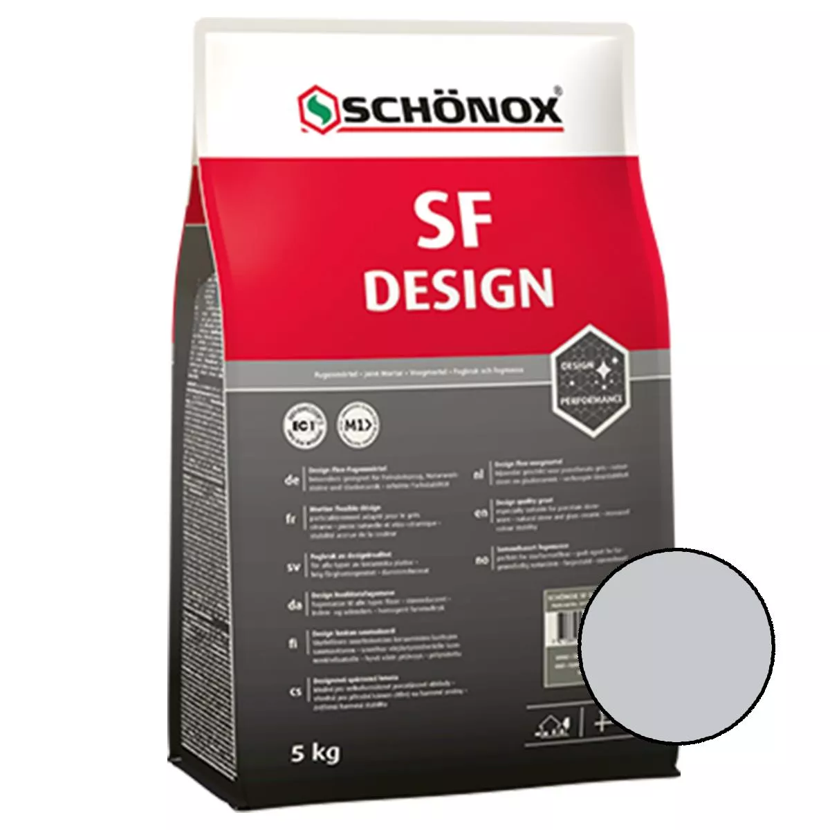 Lechada Schönox SF Design Gris Plata 5 kg