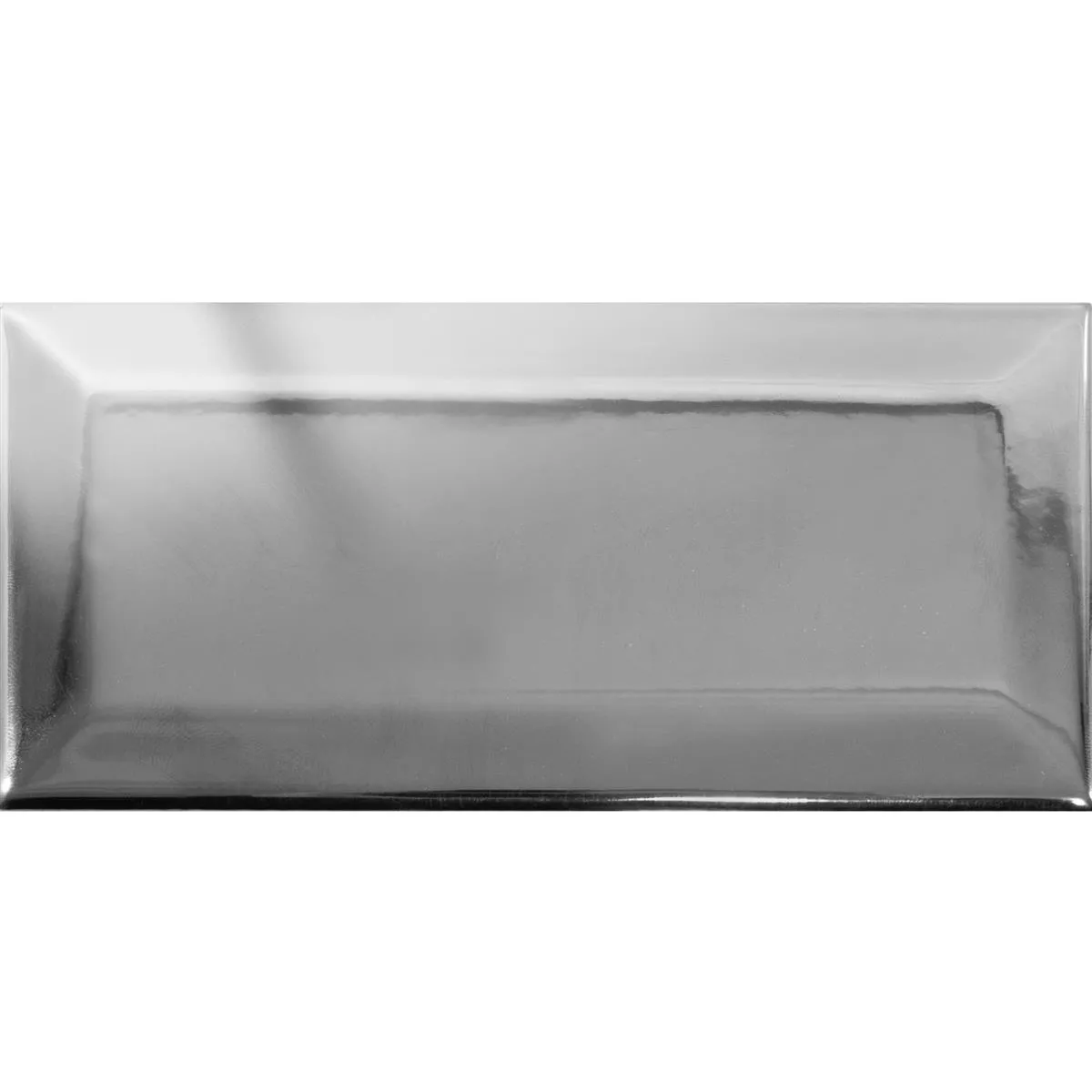 Metro Revestimientos Heliopolis Faceta Exclusivo Plateado 7,5x15cm  Metro Revestimientos Heliopolis Faceta Exclusivo Plateado 7,5x15cm