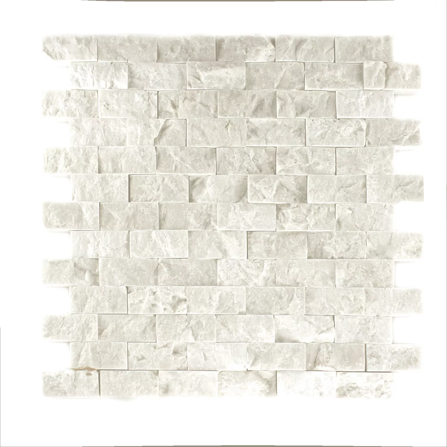 Muestra Azulejos De Mosaico Piedra Natural Mármol Afyon Beige 3D