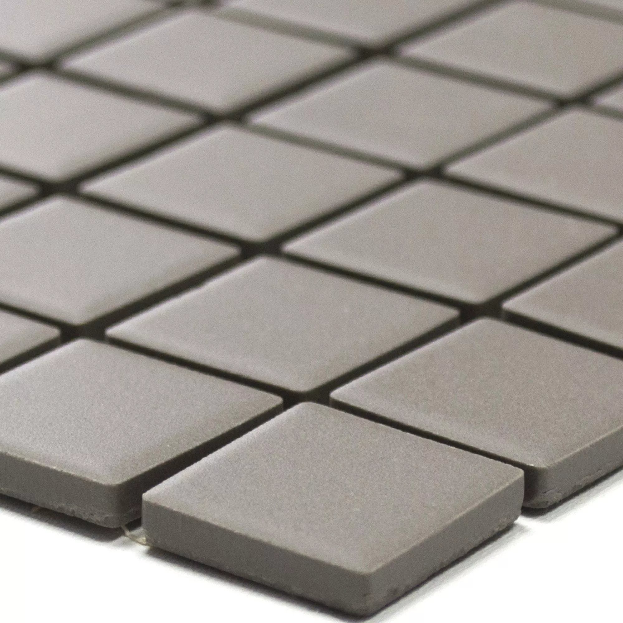 Mosaico Cerámico Miranda Antideslizante Gris No Esmaltado Q25