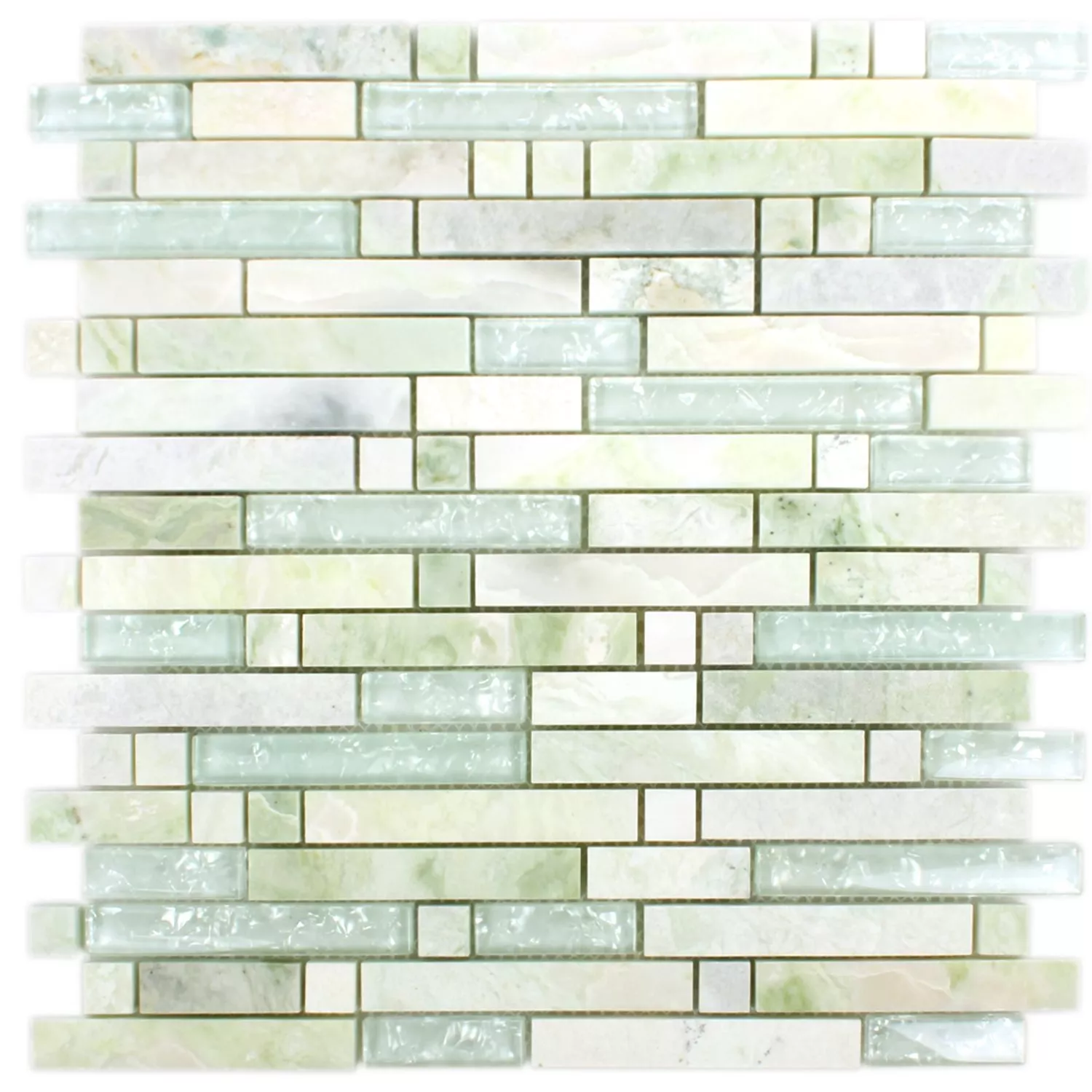 Azulejos De Mosaico Onyx Larinera Verde Oro Composite