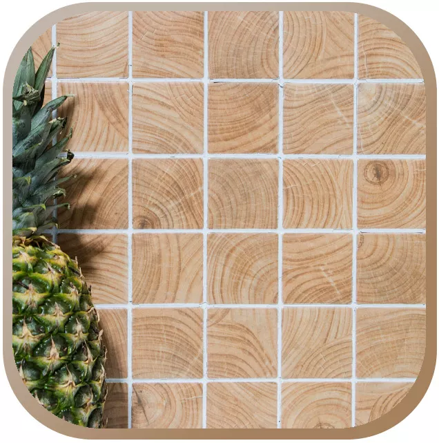 Mosaico aspecto madera