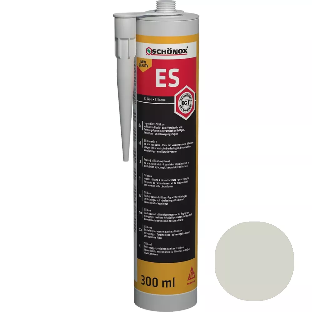 Sellador de juntas de silicona Schönox ES Trijs (300 ml)
