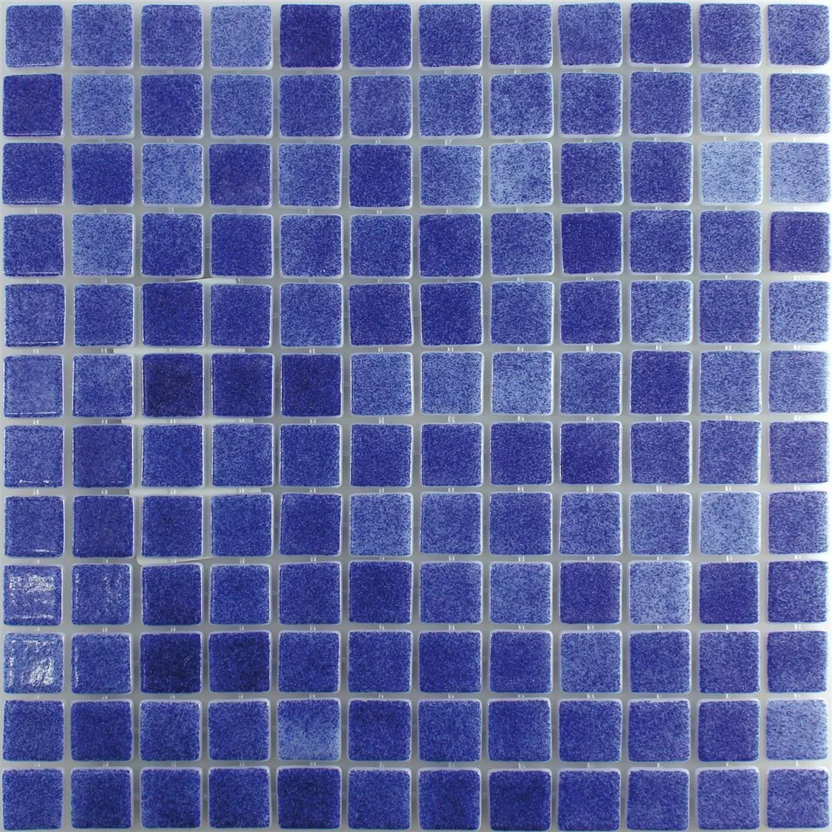 Cristal Piscina Mosaico Antonio Azul Oscuro