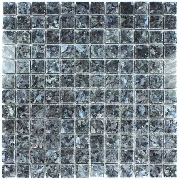 Azulejos De Mosaico Granito 23x23x8mm Blue Pearl