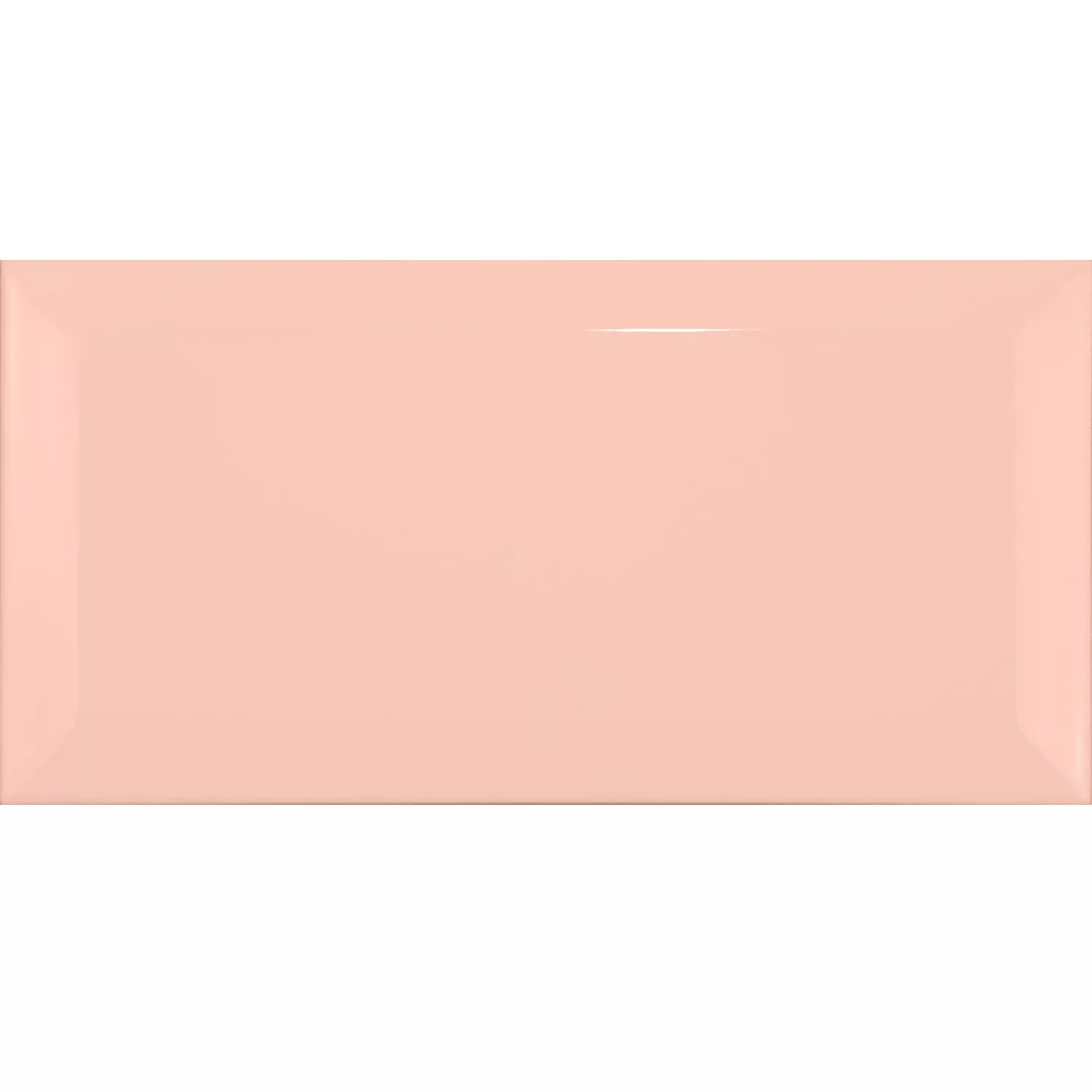 Azulejo de metro Naranja Brillante 7,5x15 cm Faceta Pitcox Salmon