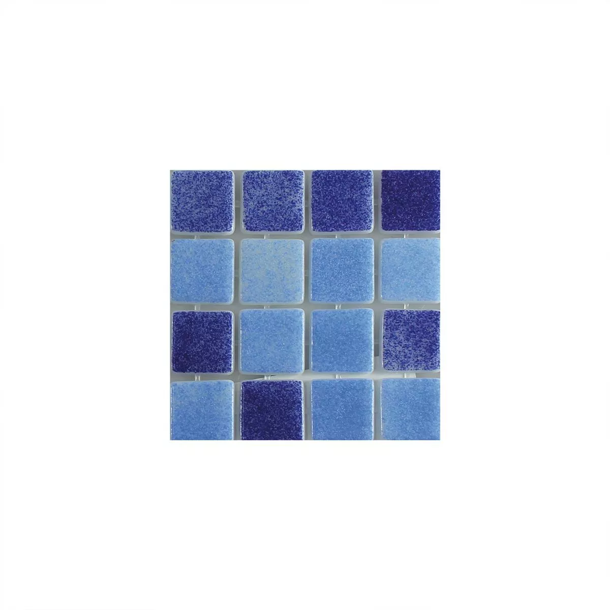 Muestra Cristal Piscina Mosaico Antonio Azul Mix