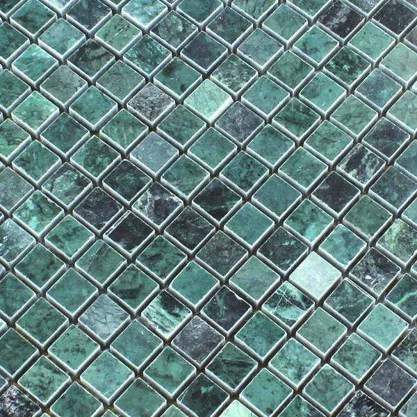 Azulejos De Mosaico Mármol Verde Oscuro Pulido Azulejos De Mosaico Mármol Verde Oscuro Pulido