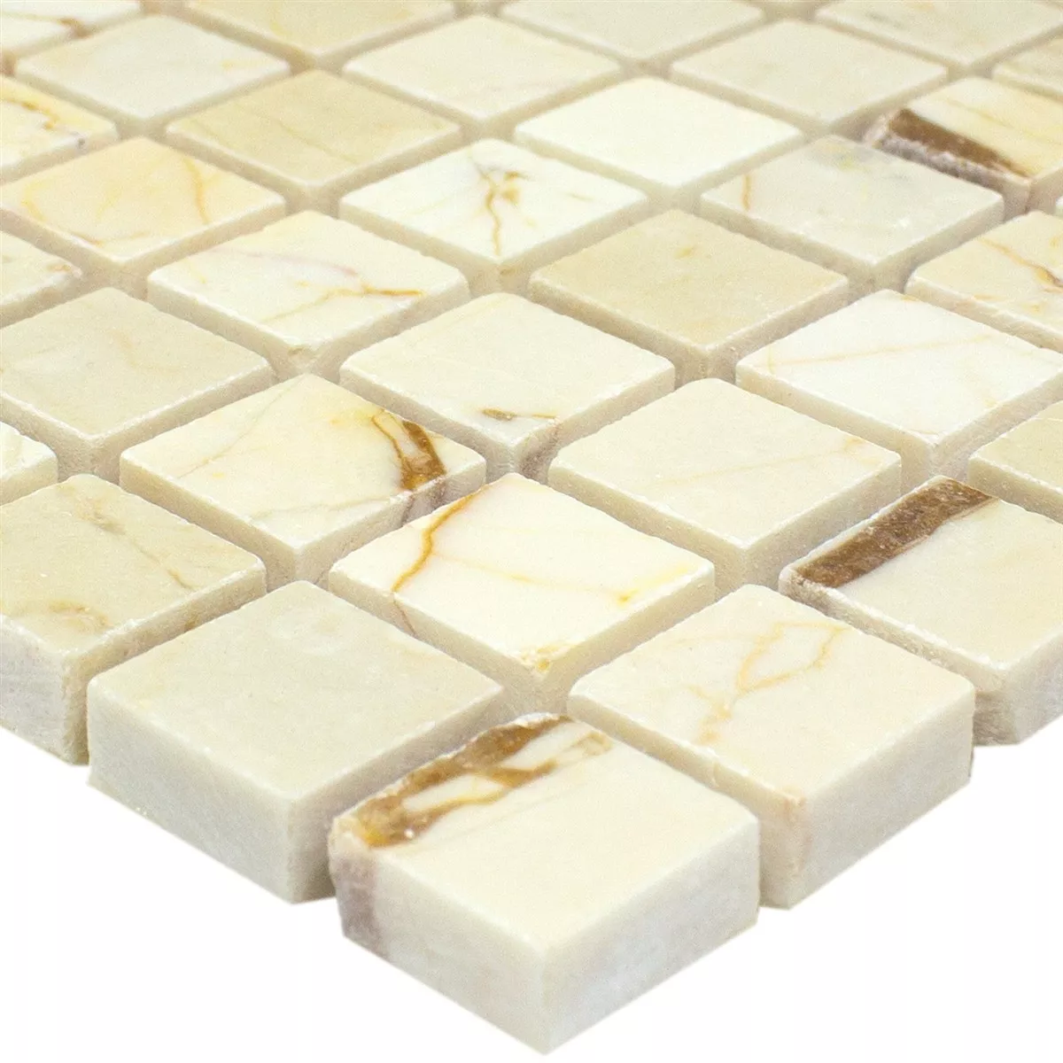 Azulejos De Mosaico Adalya Cream Oro