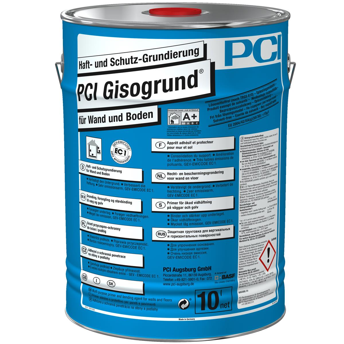 PCI Gisogrund imprimación adhesiva y protectora azul 200 litros
