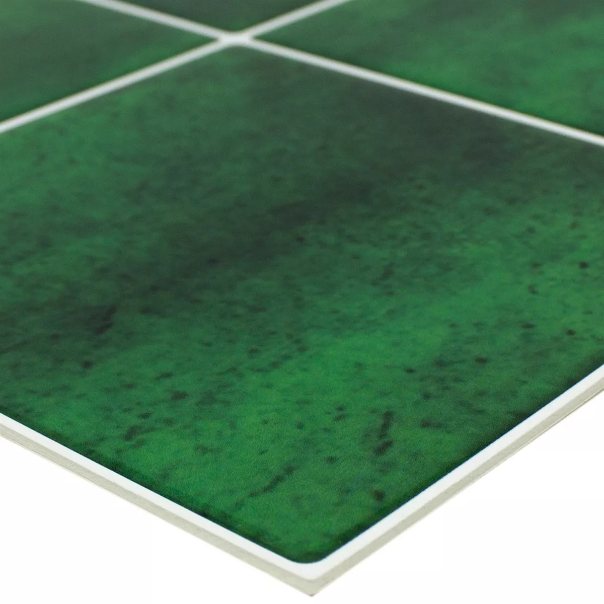 Azulejos De Mosaico Lavin Verde Brillante Autoadhesivo
